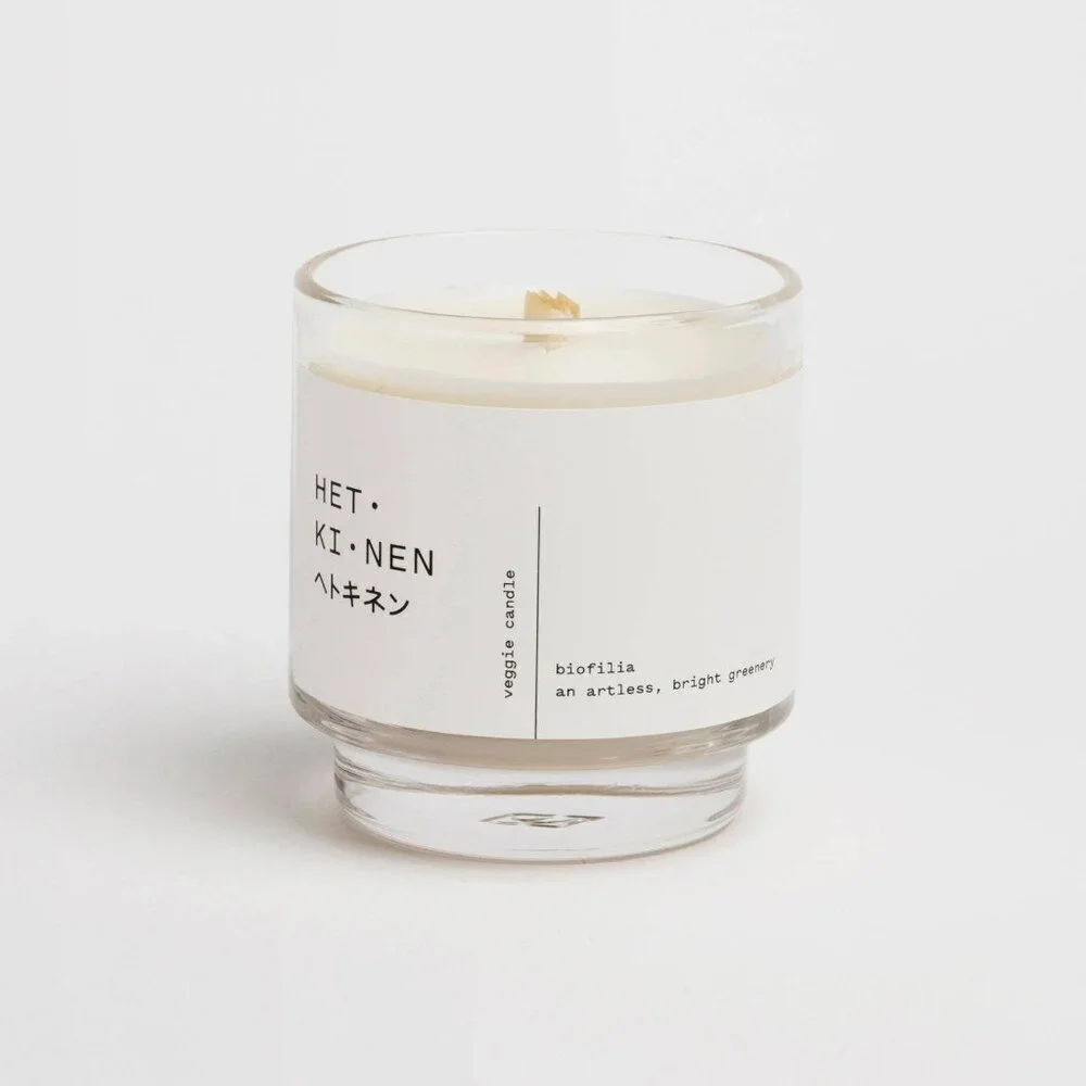 NWT Hetkinen Veggie Candle – Biofilia Round (260 ml)
